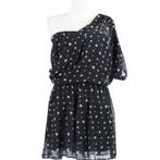 Jurk Zara zwart met witte Sterren maat s, Kleding | Dames, Jurken, Ophalen of Verzenden, Zo goed als nieuw, Maat 36 (S), Boven de knie