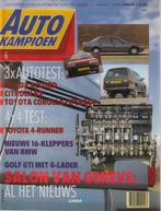 Autokampioen 6 1990 : VW Golf GTI G60 - Citroen XM V6 - BMW, Gelezen, Ophalen of Verzenden, Autokampioen, Algemeen