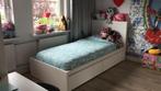 Wit Ikea bed met 2 lades ., Huis en Inrichting, Slaapkamer | Bedden, Ophalen, Wit, Tweepersoons, 140 cm