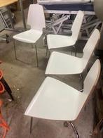 Witte stoelen, Ophalen, Gebruikt, Wit, Vier