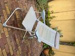 4 verstelbare standen tuinstoelen, Tuin en Terras, Tuinstoelen, Ophalen of Verzenden, Gebruikt, Aluminium, Verstelbaar
