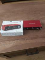 Scarlett Focusrite 2i2 3e generatie, Audio, Tv en Foto, Professionele Audio-, Tv- en Video-apparatuur, Ophalen of Verzenden, Zo goed als nieuw