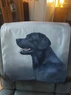 Fluweel kussenhoes ' Labrador ', Dieren en Toebehoren, Ophalen of Verzenden, Nieuw