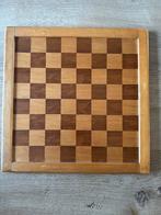 Damstenen Dambord en schaakbord dubbelzijdig, Ophalen of Verzenden, Minder dan 500 stukjes, Gebruikt, Schaken