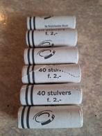 6 rollen met stuivers 5 cent in rol, Postzegels en Munten, Munten | Nederland, Ophalen of Verzenden, Koningin Beatrix