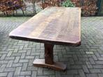 Eikenhouten eettafel, 50 tot 100 cm, 150 tot 200 cm, Gebruikt, Rechthoekig