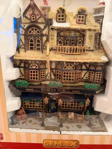 Lemax facade Wesley Pub Kersthuisje beschikbaar voor biedingen