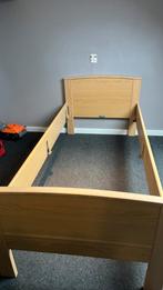 Bed, Huis en Inrichting, Slaapkamer | Bedden, Ophalen, Zo goed als nieuw, Eenpersoons, Hout