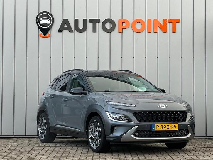 Hyundai Kona 1.6 GDI HEV Premium 1E EIG DEALEROND|TREKHAAK|H, Auto's, Hyundai, Bedrijf, Te koop, Kona, ABS, Achteruitrijcamera