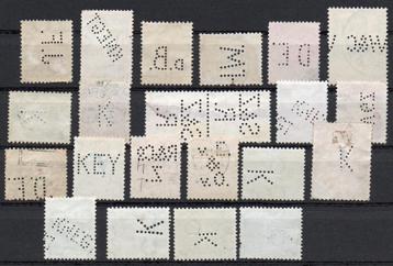 K919 perfins / firmaperforaties beschikbaar voor biedingen