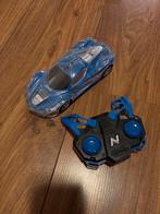 Blauwe Speelgoed Auto met Afstandsbediening, Ophalen of Verzenden, Zo goed als nieuw, Afstandsbediening