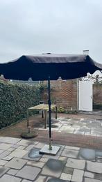 Donkergrijze parasol etten leur, Ophalen, 2 tot 3 meter, Zo goed als nieuw, Waterdicht
