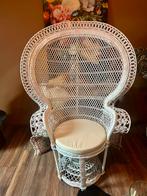 Pauwstoel / peacock chair wit NIEUWSTAAT, Ophalen, Wit, Boho, Nieuw