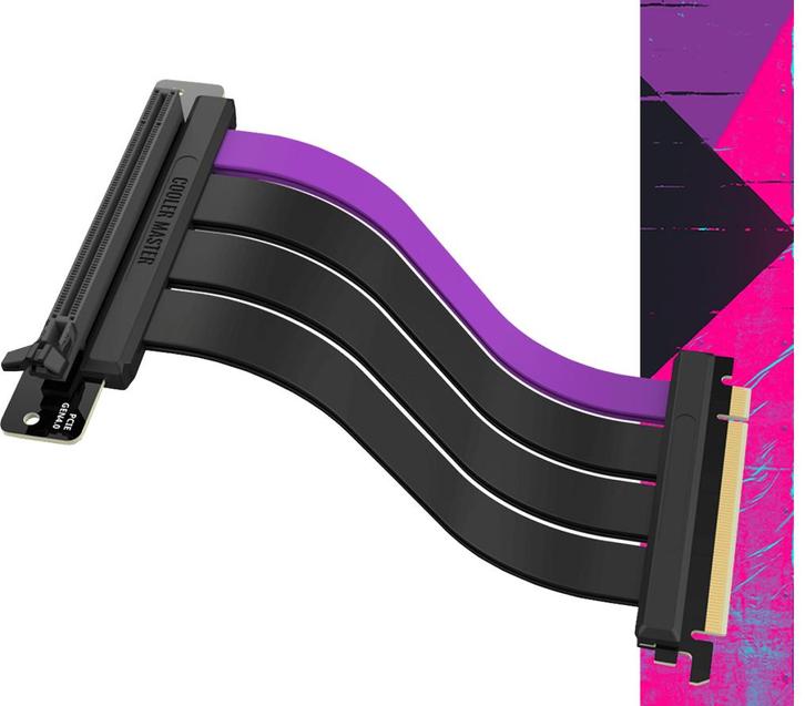 Cooler Master Riser Cable PCIe 4.0 x16 - 300mm, Computers en Software, Videokaarten, Zo goed als nieuw, PCI-Express 4.0, Overige soorten