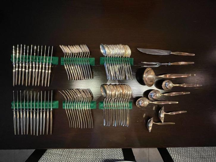 verzilverd bestek - Frionnet Francois, Antiek en Kunst, Antiek | Bestek, Ophalen