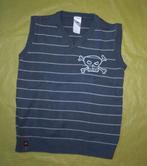 Grijs Wit Gestreepte Spencer Palomino (122), Kinderen en Baby's, Kinderkleding | Maat 122, Trui of Vest, Ophalen of Verzenden