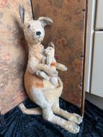 PRACHTIGE GROTE STEIFF KANGAROE MET KIND…STEIFF KNOP, Ophalen of Verzenden