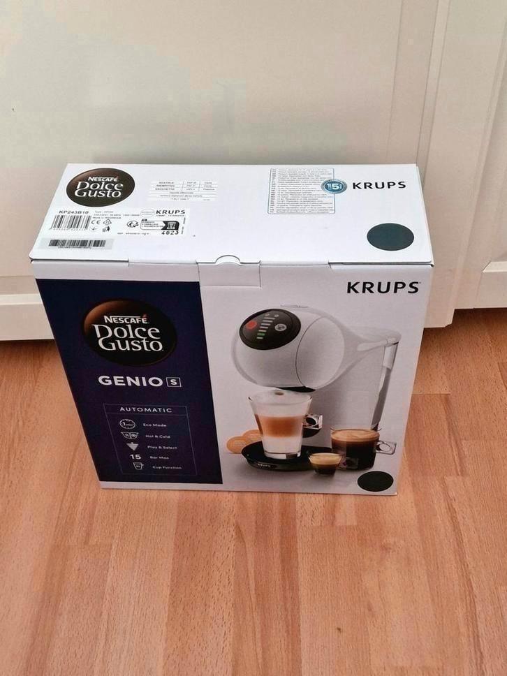 Krups NESCAFÉ Dolce Gusto Genio S KP243B - Antraciet - Nieuw, Witgoed en Apparatuur, Koffiezetapparaten, Nieuw, Koffiepads en cups