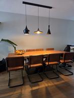 Leren cognac stoelen van het merk jess Nelson., Ophalen, 50 tot 100 cm, Zo goed als nieuw, Vijf personen of meer
