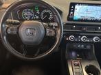 Honda Civic 2.0 e:HEV Sport|GARANTIE|NAP|TREKHAAK|CARPLAY|AD, Auto's, Honda, Gebruikt, Leder en Stof, Zwart, Origineel Nederlands