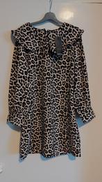 Boohoo leopard jurk maat 38., Kleding | Dames, Jurken, Maat 38/40 (M), Bruin, Boohoo, Nieuw