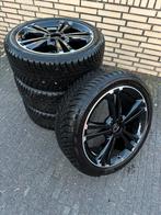 18″ Mercedes zwarte velgen + winterbanden (225/45 R18), Auto-onderdelen, Banden en Velgen, Ophalen, 18 inch, Gebruikt, Banden en Velgen