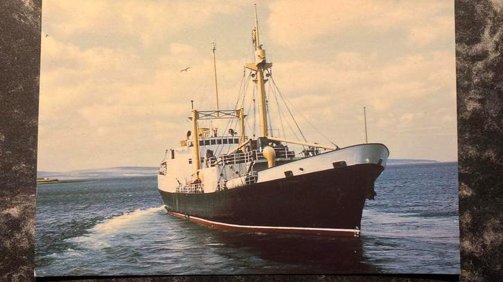 St Rognvald 1955 lijnboot Orkney & Shetlands - Kirkwall, Verzamelen, Scheepvaart, Kaart, Foto of Prent, Ophalen of Verzenden