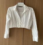 Bloesje mt. M.      Broderie!!, Maat 38/40 (M), Zara.  Trafaluc!, Wit, Nieuw