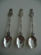 3 verzilverde LEPELTJES - ZEELAND,ZUID-HOLLAND en NEDERLAND, Antiek en Kunst, Ophalen of Verzenden