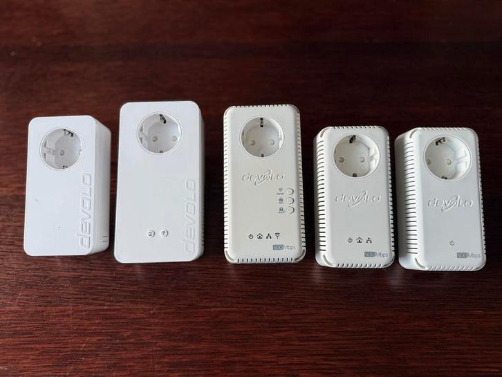 Devolo Powerline Adapters Set - 5 stuks, Computers en Software, Powerlines, Gebruikt, Ophalen of Verzenden