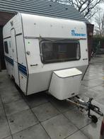 Caravan knaus komfort 325 met voortent / luifel droog, Treinzit, Particulier, Knaus, Tot en met 4