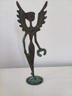 Bronzen beeld van Nike godin van de overwinning, Antiek en Kunst, Ophalen of Verzenden, Brons