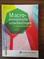 Macro-economische ontwikkelingen en bedrijfsomgeving, Boeken, Studieboeken en Cursussen, Ophalen of Verzenden