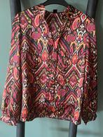 Gekleurde satijnen blouse 38 aztec print blouses tuniek top, Verzenden, Nieuw, Maat 38/40 (M), Overige kleuren