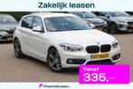 BMW 1 Serie 118i Corporate Lease High Exe / Camera / Leder /, 136 pk, Wit, Bedrijf, 650 kg