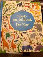Zoek- en telboek De Zoo - Usborne, Boeken, Kinderboeken | Baby's en Peuters, Ophalen of Verzenden, Zo goed als nieuw, Uitklap-, Voel- of Ontdekboek