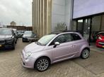 Fiat 500 C 0.9 TwinAir Lounge ROZE! CABRIO! INRUIL MOGELIJK!, Auto's, Euro 5, 86 pk, Gebruikt, Zwart