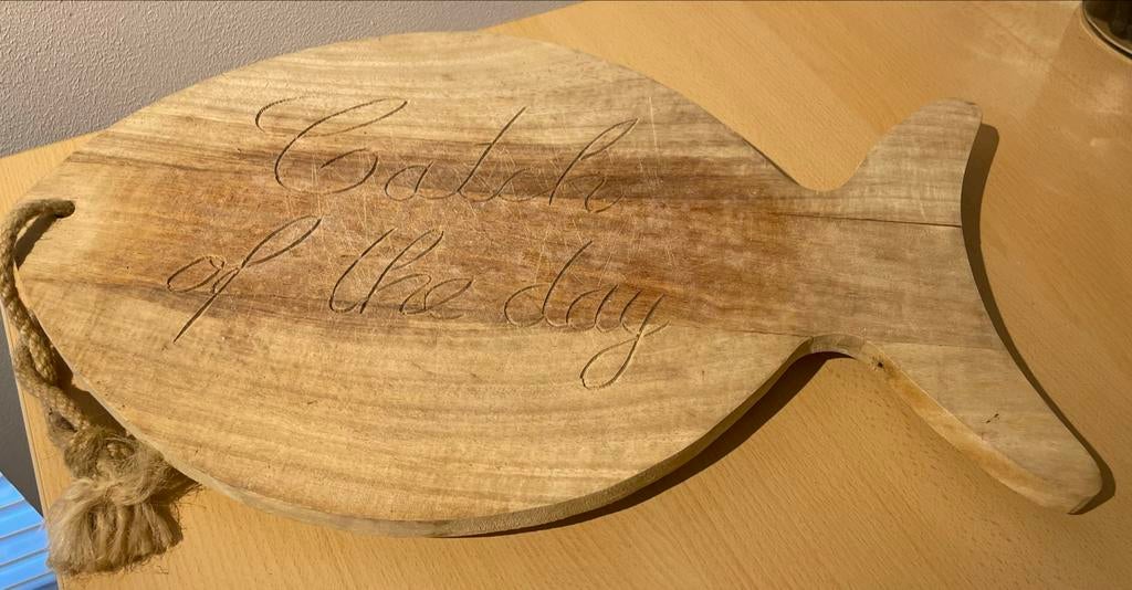 Riviera Maison Snijplank Visvorm, Huis en Inrichting, Ophalen of Verzenden, Gebruikt