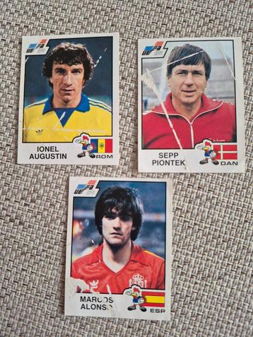 3 Beschadigde Panini Euro 84 Plaatjes beschikbaar voor biedingen
