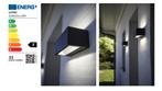 Lutec Gemini Wandlamp (antraciet), Tuin en Terras, Buitenverlichting, Minder dan 50 watt, Wandlamp, Aluminium, Ophalen of Verzenden