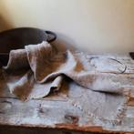 Shabby linnen sierdoek met zeiloog - 45x65 cm, Nieuw, Ophalen of Verzenden, N.v.t., N.v.t.