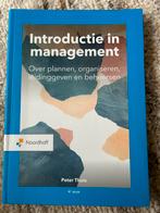 Peter Thuis - Introductie in management, Boeken, Peter Thuis, Ophalen of Verzenden, Zo goed als nieuw