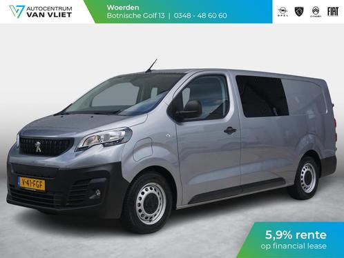 Peugeot e-Expert Dubbele Cabine 75 kWh | navi incl. Apple Ca, Auto's, Bestelauto's, Bedrijf, Te koop, ABS, Airbags, Airconditioning