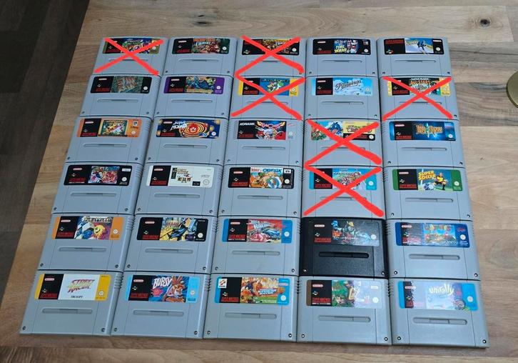 Super Nintendo SNES games, Spelcomputers en Games, Games | Nintendo Super NES, Gebruikt, 3 spelers of meer, Vanaf 3 jaar, Ophalen of Verzenden