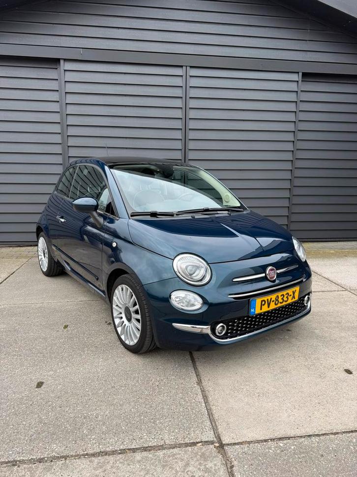 Fiat 500 Twinair Turbo automaat digi-bluetooth-carplay-navi, Auto's, Fiat, Particulier, ABS, Airbags, Airconditioning, Apple Carplay