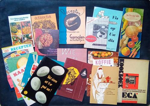 Vintage boekjes met recepten van fabrikanten etc. (1936-68), Boeken, Kookboeken, Zo goed als nieuw, Ophalen of Verzenden