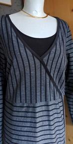 Jurk van Sandwich XXL met vest van Poools  mt 44/46, Zwart, Maat 46/48 (XL) of groter, Ophalen of Verzenden, Zo goed als nieuw