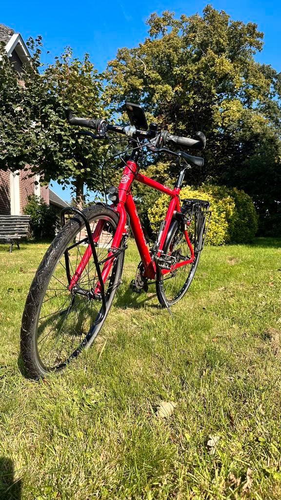 Santos Trekking Lite 53cm + Ortlieb tassen, Fietsen en Brommers, Fietsen | Heren | Sportfietsen en Toerfietsen, Gebruikt, Overige merken