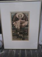 POL JONG, (P.Scheen), Mooie licht gekl ets, LEIPE LENIE, Antiek en Kunst, Kunst | Etsen en Gravures, Ophalen of Verzenden