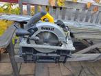 DeWalt Cirkelzaag DWE576 met koffer en geleiderail 150cm, Doe-het-zelf en Verbouw, Ophalen, Cirkelzaag, Zo goed als nieuw, Dewalt